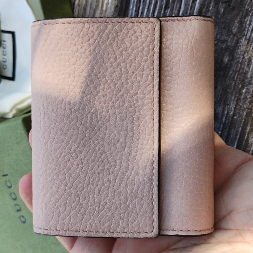 Gucci Blind For Love Blush Pink Compact Wallet With Box, Dustbag & Ribbon - Picture 5 of 12